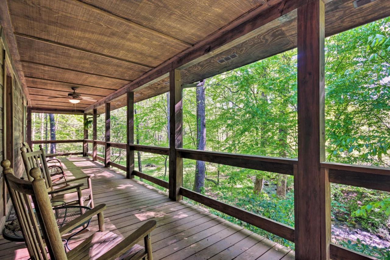 Creekside Marietta Cabin Retreat With Fire Pit! Slater-Marietta Exterior photo