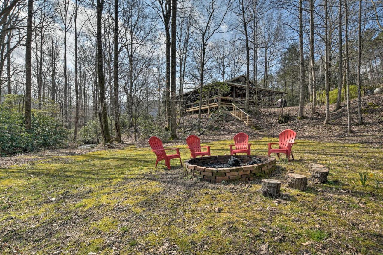 Creekside Marietta Cabin Retreat With Fire Pit! Slater-Marietta Exterior photo
